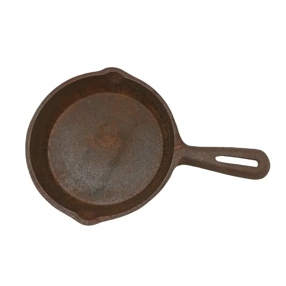 Cast Iron EGG Fry Skillet Butter Pan Handle 6